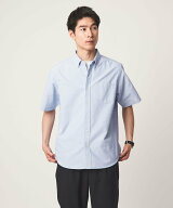 UNITED ARROWS green label relaxing 【WEB限定】JUST fit オックスフォード ボタンダウン 半袖 シャツ …