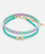 Kahiko アロハウェーブSETアンクレット アミナコレクション アクセサリー・腕時計 アンクレット グリーン…