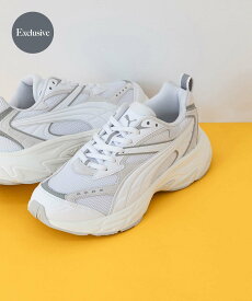 URBAN RESEARCH DOORS 【予約】『25.0サイズ/WEB限定』『別注』PUMA*DOORS MORPHIC アーバンリサーチドアーズ シューズ・靴 スニーカー ホワイト【送料無料】