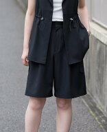【SALE／50%OFF】YEVS ポケットデザインハーフパンツ【セットアップ対応】 イーブス パンツ キュロット …