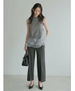 【ウォッシャブル・00サイズあり】コンフォートメルティ裏起毛パンツ