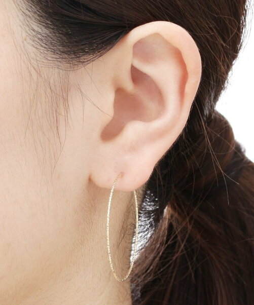 Cocoshnik カット丸線フープピアス 小 Rakuten Fashion 楽天ファッション 旧楽天ブランドアベニュー T