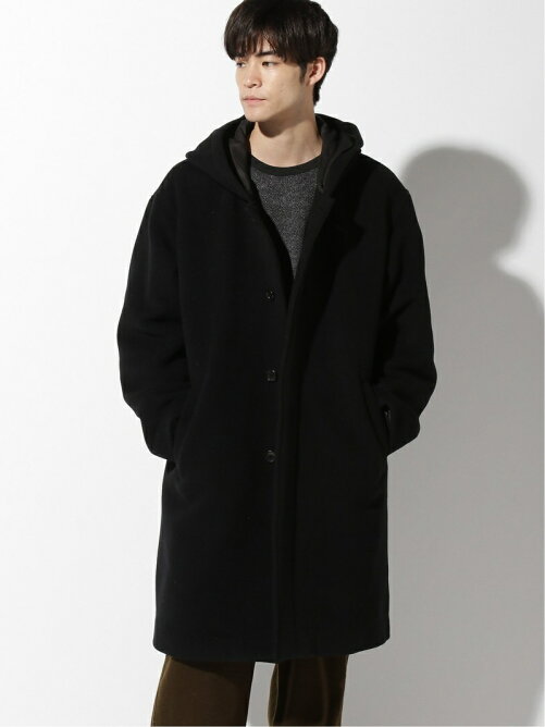 Beams Men Beams ルーズ フード コート Rakuten Fashion 楽天