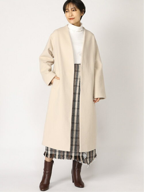 Apart By Lowrys Wコンvノーカラーコート Rakuten Fashion 楽天ファッション 旧楽天ブランドアベニュー Cc7959