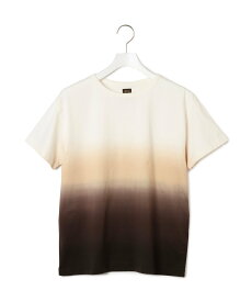 ADAM ET ROPE' FEMME 【BATONER(バトナー)】GRADATION T-SHIRT アダムエロペ トップス カットソー・Tシャツ ホワイト ブルー【送料無料】