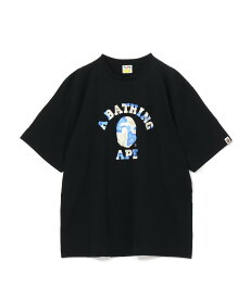 A BATHING APE (M)T-shirts ア ベイシング エイプ トップス カットソー・Tシャツ ブラック ホワイト【送料無料】