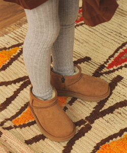 ���ǂ� �r�[���X UGG(R) / �L�b�Y CLASSIC ULTRA MINI (13.5~18.5cm) 25AW �M�t�g �v���[���g �u�[�c �R�h�� �r�[���X �V���[�Y�E�C �X�j�[�J�[ �u���E�� �u���b�N�y���������z