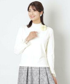 【SALE／41%OFF】TO BE CHIC レーヨンポリエステル プルオーバーニット トゥー ビー シック トップス ニット ホワイト ブラック ブルー イエロー【送料無料】