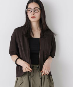NANO universe SUMMER VEIL KNIT �W�b�v�J�[�f�B�K�� �i�m���j�o�[�X �g�b�v�X �j�b�g �z���C�g �s���N �u���E���y���������z