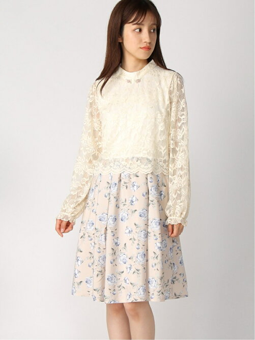 Axes Femme W レース 花柄ドッキングop Rakuten Fashion 楽天ファッション 旧楽天ブランドアベニュー Az9960