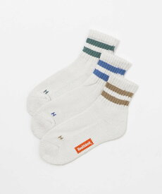 URBAN RESEARCH ITEMS Healthknit HK ミドル シンカー 2-Line 3P アーバンリサーチアイテムズ 靴下・レッグウェア 靴下