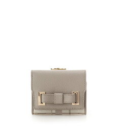 Samantha Thavasa チェック柄エムシュシュIII 口金折財布 サマンサタバサ 財布・ポーチ・ケース 財布 ホワイト ブラック グレー【送料無料】