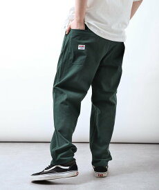 BEN DAVIS 【g-0580916】BEN DAVIS/別注TAPERED EASY CHEF PANTS ジップファイブ/ニルウェイ パンツ チノパンツ ブラウン ブラック ホワイト イエロー グリーン ベージュ レッド ブルー【送料無料】