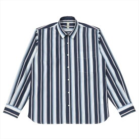 【SALE／31%OFF】TOKYO SHIRTS (M)レギュラー衿 ラウンドテール 長袖 カジュアルシャツ トーキョーシャツ トップス シャツ・ブラウス ブルー