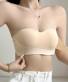 【SALE／45%OFF】miniministore ストラップレスブラ盛れるずれない落ちない ミニミニストア インナー・ルームウェア ブラジャー ホワイト ピンク ブラウン ブラック