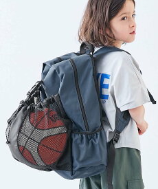 devirock ボールが収納できる リュックサック 子供服 キッズ 男の子 女の子 26SS デビロック バッグ リュック・バックパック ブルー ブラック パープル ベージュ カーキグリーン
