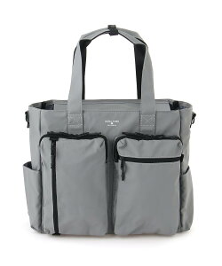 SQUALO WORKS SQUALO WORKS/Coating UTILITY TOTE �A�[���G�t�X�g�A �o�b�O �g�[�g�o�b�O �O���[ �u���b�N�y���������z