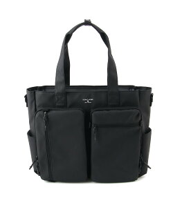 SQUALO WORKS SQUALO WORKS/Coating UTILITY TOTE �A�[���G�t�X�g�A �o�b�O �g�[�g�o�b�O �O���[ �u���b�N�y���������z