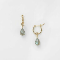 agete 《WEB限定》K10ラブラドライトピアスセット アガット アクセサリー・腕時計 その他のアクセサリー…