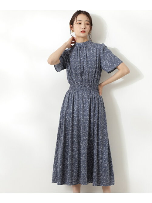 N Natural Beauty Basic スタンドネックシャーリング半袖ワンピース S Size Line Rakuten Fashion 楽天ファッション 旧楽天ブランドアベニュー Cw9962