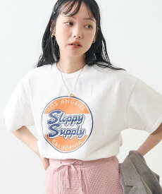 SLOPPY 別注 Sloppy Supply TEE フリークスストア トップス カットソー・Tシャツ ピンク オレンジ【送料無料】
