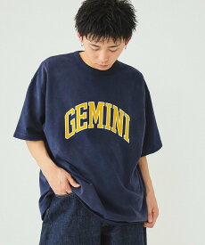 BEAMS BEAMS / ヴィンテージ加工 カレッジ Tシャツ 父の日 ビームス メン トップス カットソー・Tシャツ ネイビー グレー ブラック【送料無料】