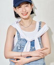 コットンモダール リブタンクトップ