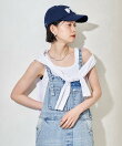 コットンモダール リブタンクトップ