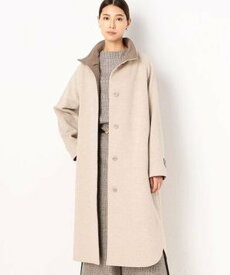 【SALE／13%OFF】K.T KIYOKO TAKASE TALL [TALLサイズ]アンゴラウール コンバーチブルハイネックロングコート コムサ ジャケット・アウター その他のジャケット・アウター ベージュ ブラック【送料無料】