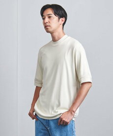 【SALE／50%OFF】UNITED ARROWS ＜Camoshita＞ モックネック Tシャツ ユナイテッドアローズ アウトレット トップス カットソー・Tシャツ ホワイト グレー【送料無料】