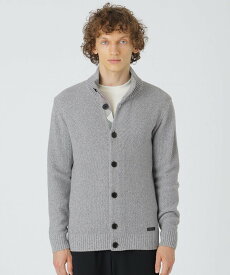 【SALE／21%OFF】BLACK LABEL CRESTBRIDGE クレストブリッジチェックハイネックカーディガン ブルーレーベル / ブラックレーベル・クレストブリッジ トップス ニット グレー ホワイト ブラウン ブラック【送料無料】