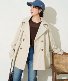 FREAK'S STORE ショートトレンチ【限定展開】 フリークスストア ジャケット・アウター トレンチコート ベージュ ブラック グリーン【送料無料】