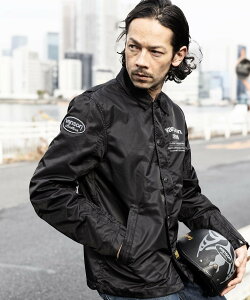 Vanson Leathers COACH JACKET �o���\�����U�[�Y �W���P�b�g�E�A�E�^�[ �i�C�����W���P�b�g �u���b�N �O���[ �l�C�r�[�y���������z