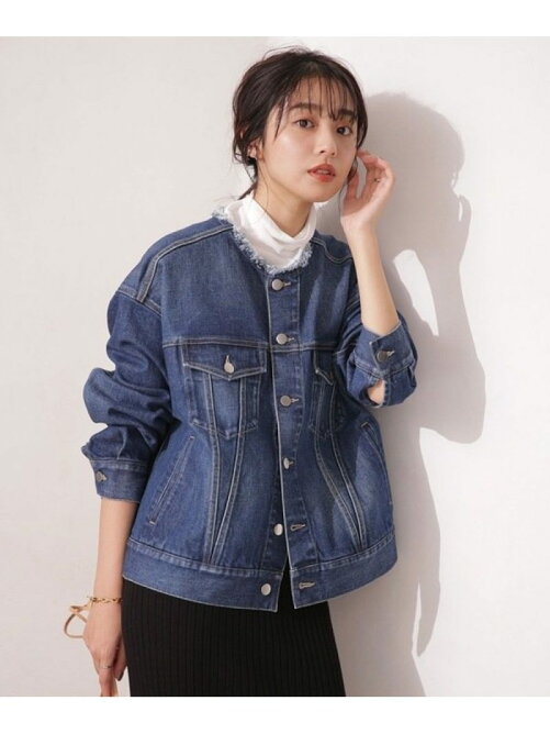 Nano Universe ノーカラーデニムジャケット Rakuten Fashion 楽天ファッション 旧楽天ブランドアベニュー Be64