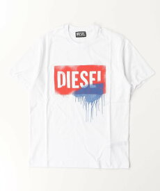 【SALE／39%OFF】DIESEL DIESEL ディーゼル Kids & Junior ブランドロゴ半袖Tシャツカットソー シフォン トップス カットソー・Tシャツ グレー ホワイト レッド【送料無料】