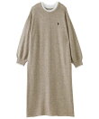 【U.S.POLO.USSN】配色ゆるシルエットニットワンピース