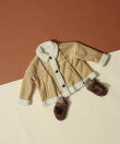 洗えるフェイクムートンブルゾン/100-120cm展開/1069938