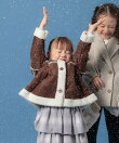 洗えるフェイクムートンブルゾン/100-120cm展開/1069938