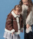 洗えるフェイクムートンブルゾン/100-120cm展開/1069938