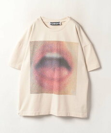 【SALE／50%OFF】allureville 【FRENKEN(フランケン)】 FRENCH KISS T SHIRTS アルアバイル トップス カットソー・Tシャツ ホワイト【送料無料】