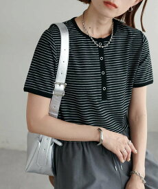 【SALE／12%OFF】Discoat 【29色展開/多色買い】ワッフルリングドット半袖Tシャツ《WEB限定》 ディスコート トップス カットソー・Tシャツ ネイビー ホワイト ピンク ブルー ベージュ ブラック グレー オレンジ