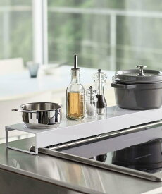 tower tower 奥行ワイド棚付き伸縮排気口カバー タワー オーサムコレクト 食器・調理器具・キッチン用品 その他の食器・調理器具・キッチン用品 ブラック ホワイト