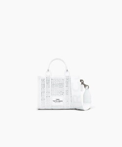 MARC JACOBS �y�����zTHE CRYSTAL CANVAS CROSSBODY MINI TOTE BAG/�U �N���X�^�� �L�����o�X �N���X�{�f�B �~�j �g�[�g �o�b�O �}�[�N �W�F�C�R�u�X �o�b�O �g�[�g�o�b�O �z���C�g�y���������z
