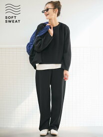 coca ソフトスウェットカーブパンツ コカ パンツ ジャージ・スウェットパンツ ブラック グレー ワインレッド
