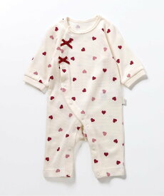 【SALE／28%OFF】apres les cours ワッフル総柄カバーオール エフオーオンラインストア マタニティウェア・ベビー用品 ロンパース・カバーオール ピンク ホワイト グリーン