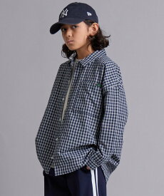PAIRMANON STREET 【90-160cm】アソート 柄 長袖 シャツ 【PAIRMANON STREET】 ペアマノン トップス シャツ・ブラウス ベージュ ブラック ブルー ネイビー ブラウン