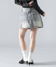 MAVYTH/メヴィス/RHINESTONE MINI SKIRT