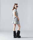 MAVYTH/メヴィス/RHINESTONE MINI SKIRT