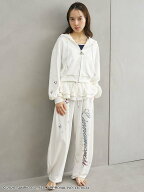 SNIDEL HOME 【Cinnamoroll】ラメスウェットロングパンツ スナイデルホーム パンツ その他のパンツ グレ…