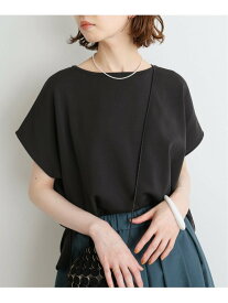 IENA コットンストレッチNEOワイドクループルオーバー◆ イエナ ニット ニットその他 ブラック ホワイト グリーン【送料無料】